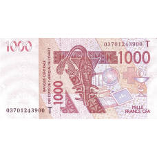P815Ta Togo - 1000 Francs Year 2003